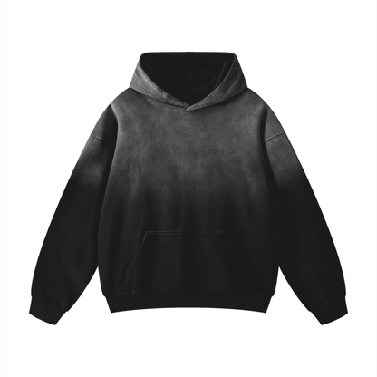 BLANK FADED HOODIE (BLACK)