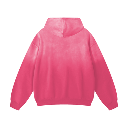 BLANK FADED HOODIE (PINK)