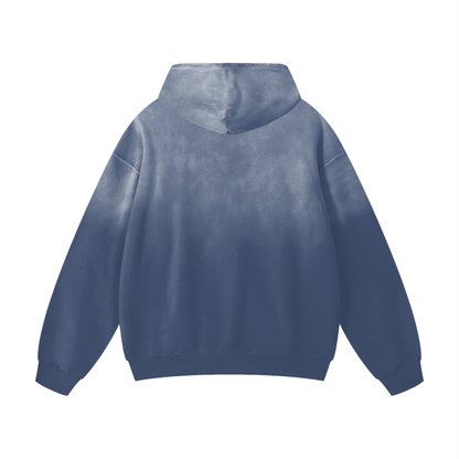 BLANK FADED HOODIE (BLUE)